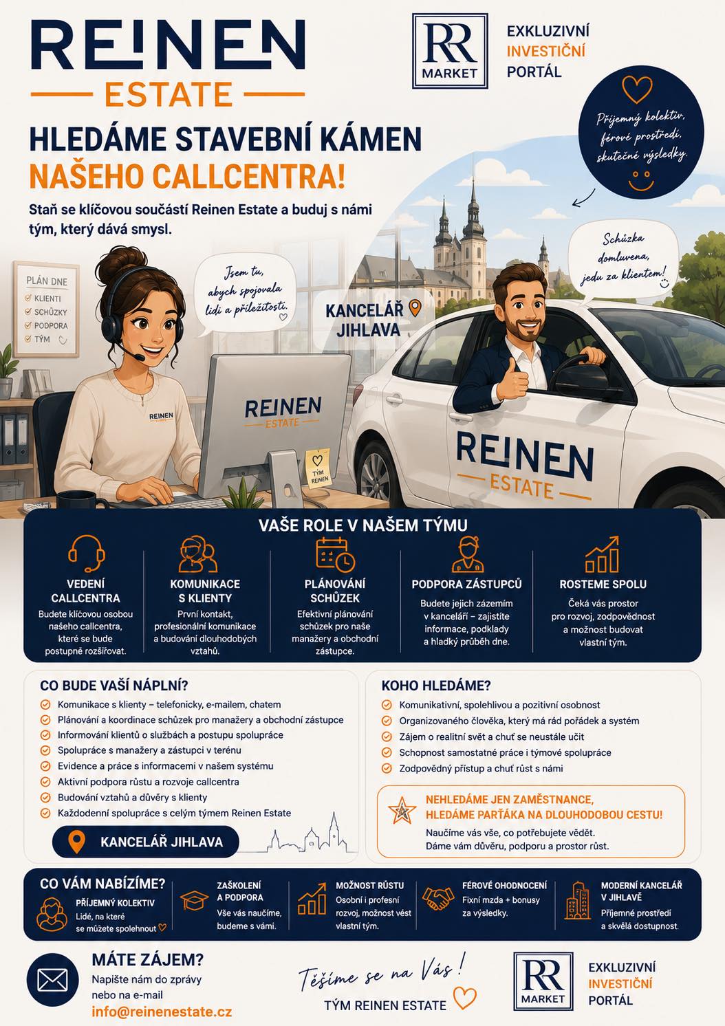 Leták – Vedoucí callcentra
