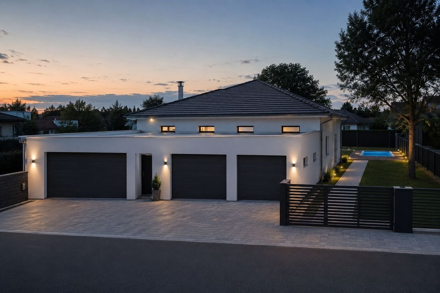 Pozemek 2 011 m² s architektonickým projektem moderní vily | Dvorce u Jihlavy